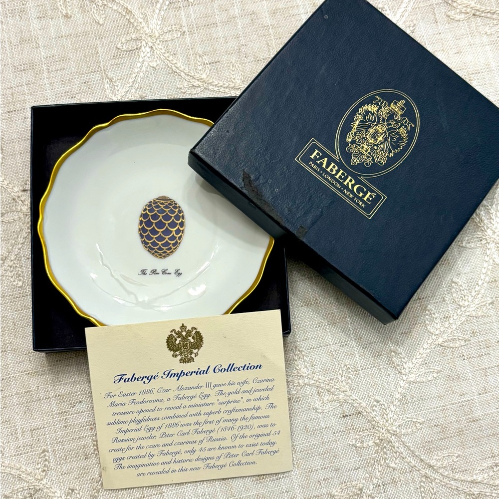 Faberge Vintage Collectors Plate